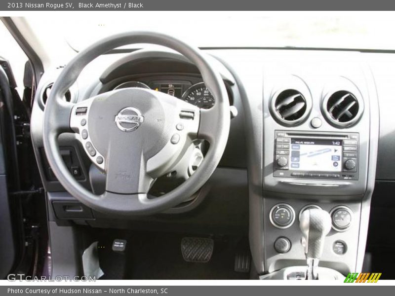 Black Amethyst / Black 2013 Nissan Rogue SV