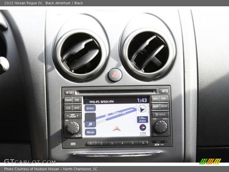 Black Amethyst / Black 2013 Nissan Rogue SV