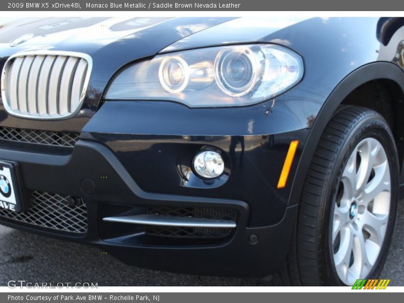 Monaco Blue Metallic / Saddle Brown Nevada Leather 2009 BMW X5 xDrive48i