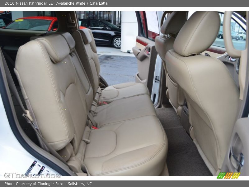 Avalanche White / Cafe Latte 2010 Nissan Pathfinder LE