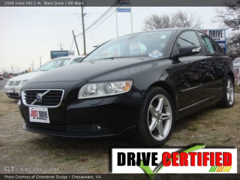 Black Stone / Off-Black 2008 Volvo S40 2.4i