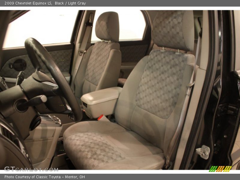 Front Seat of 2009 Equinox LS