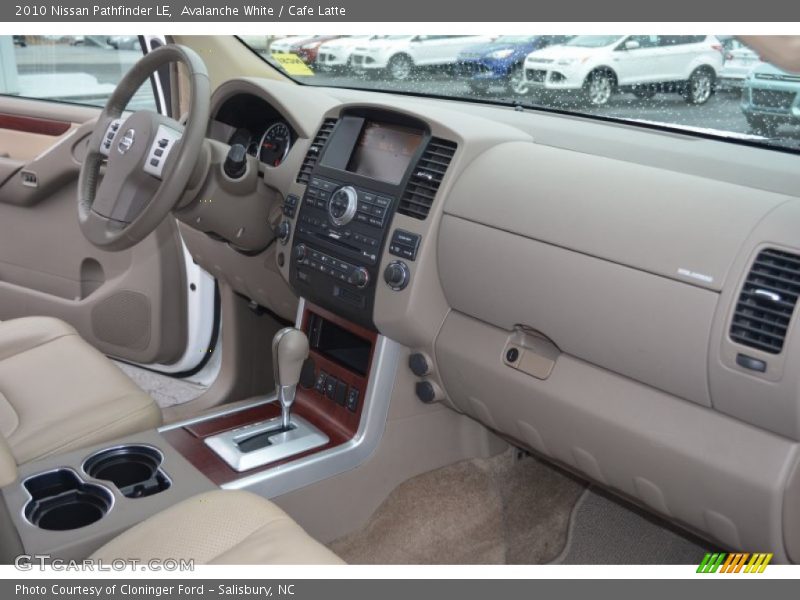 Avalanche White / Cafe Latte 2010 Nissan Pathfinder LE