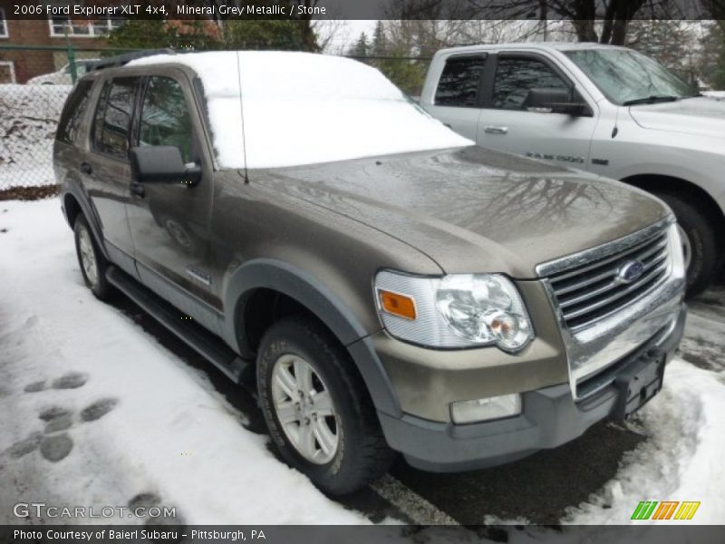 Mineral Grey Metallic / Stone 2006 Ford Explorer XLT 4x4