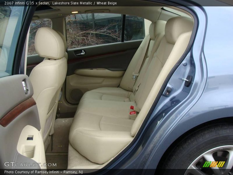 Lakeshore Slate Metallic / Wheat Beige 2007 Infiniti G 35 x Sedan