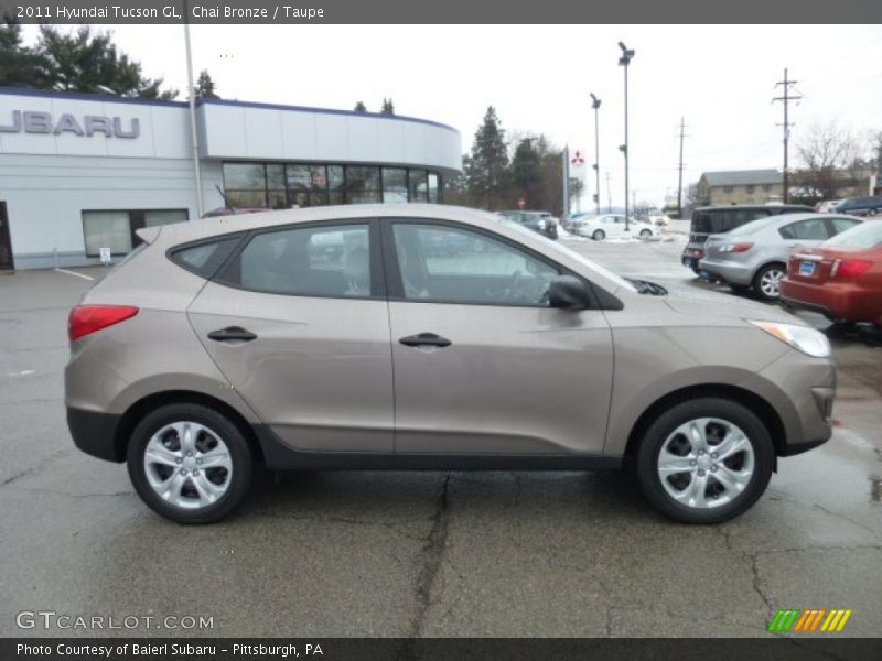 Chai Bronze / Taupe 2011 Hyundai Tucson GL