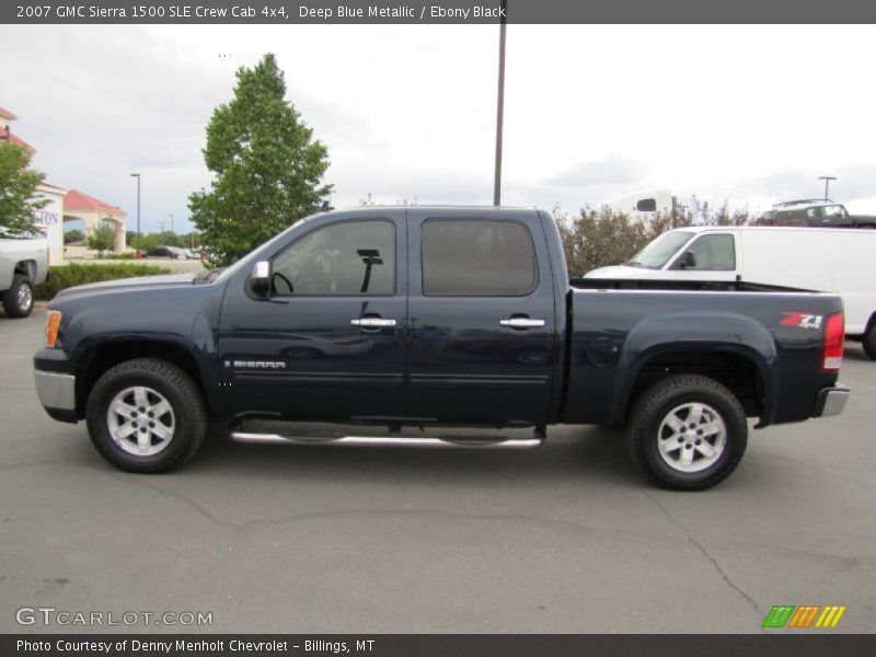  2007 Sierra 1500 SLE Crew Cab 4x4 Deep Blue Metallic