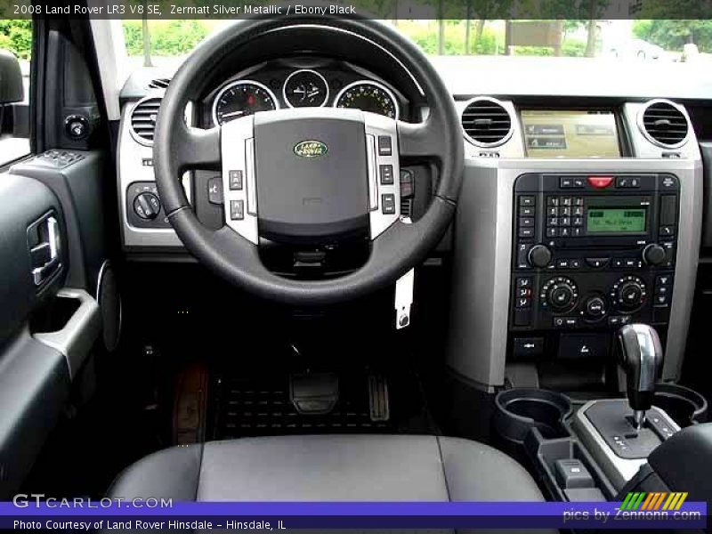 Zermatt Silver Metallic / Ebony Black 2008 Land Rover LR3 V8 SE