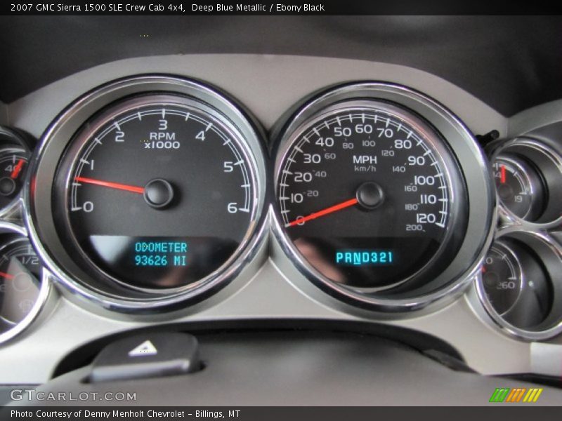  2007 Sierra 1500 SLE Crew Cab 4x4 SLE Crew Cab 4x4 Gauges