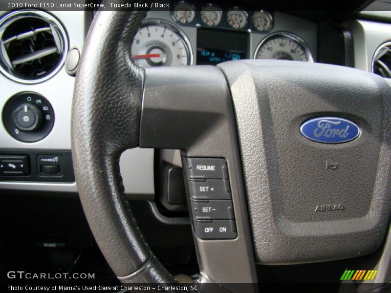 Tuxedo Black / Black 2010 Ford F150 Lariat SuperCrew