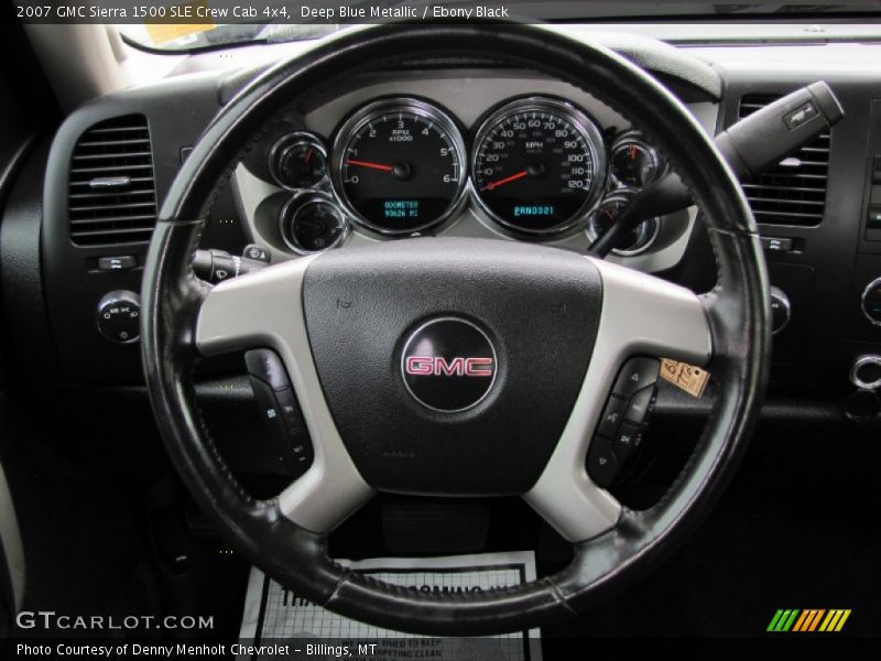  2007 Sierra 1500 SLE Crew Cab 4x4 Steering Wheel