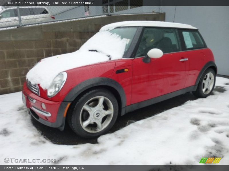 Chili Red / Panther Black 2004 Mini Cooper Hardtop