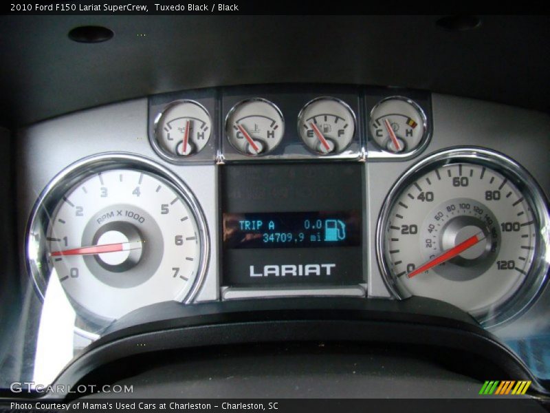 Tuxedo Black / Black 2010 Ford F150 Lariat SuperCrew