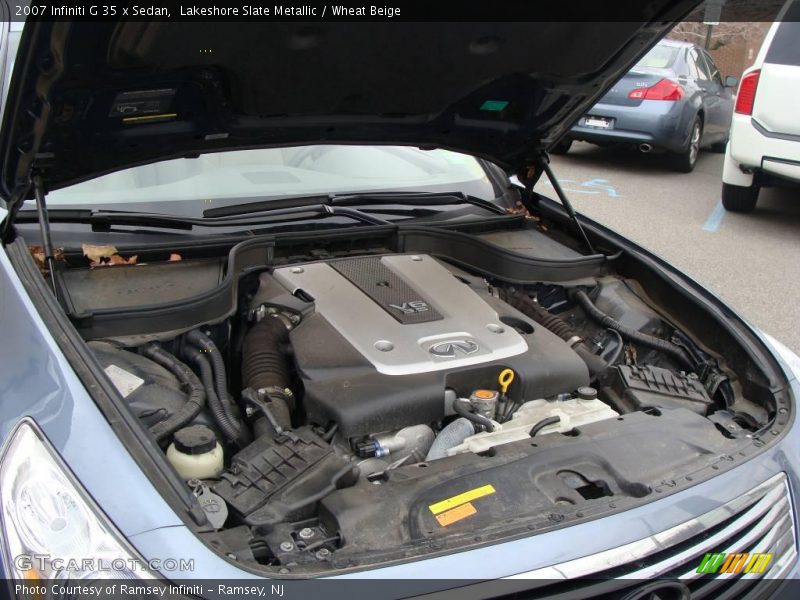 Lakeshore Slate Metallic / Wheat Beige 2007 Infiniti G 35 x Sedan