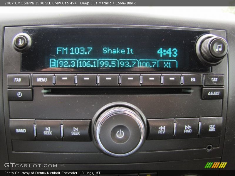 Audio System of 2007 Sierra 1500 SLE Crew Cab 4x4