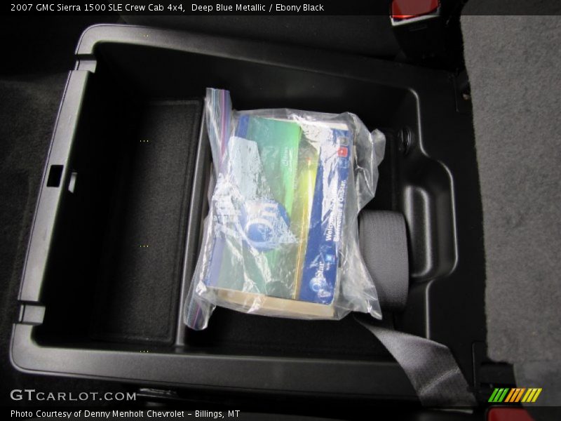 Deep Blue Metallic / Ebony Black 2007 GMC Sierra 1500 SLE Crew Cab 4x4