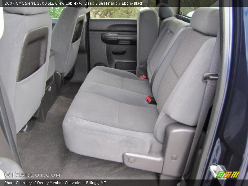 Rear Seat of 2007 Sierra 1500 SLE Crew Cab 4x4
