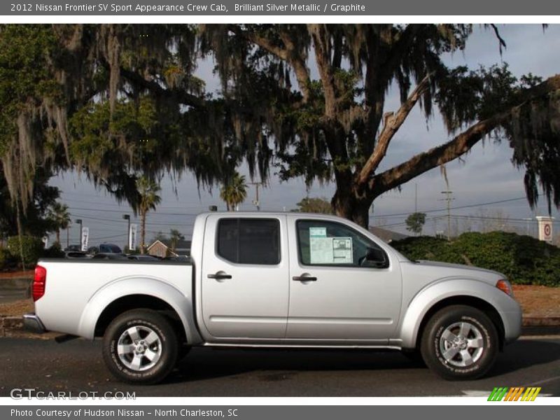 Brilliant Silver Metallic / Graphite 2012 Nissan Frontier SV Sport Appearance Crew Cab