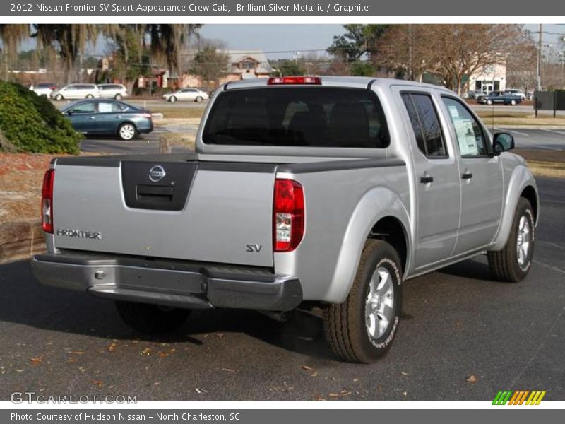 Brilliant Silver Metallic / Graphite 2012 Nissan Frontier SV Sport Appearance Crew Cab