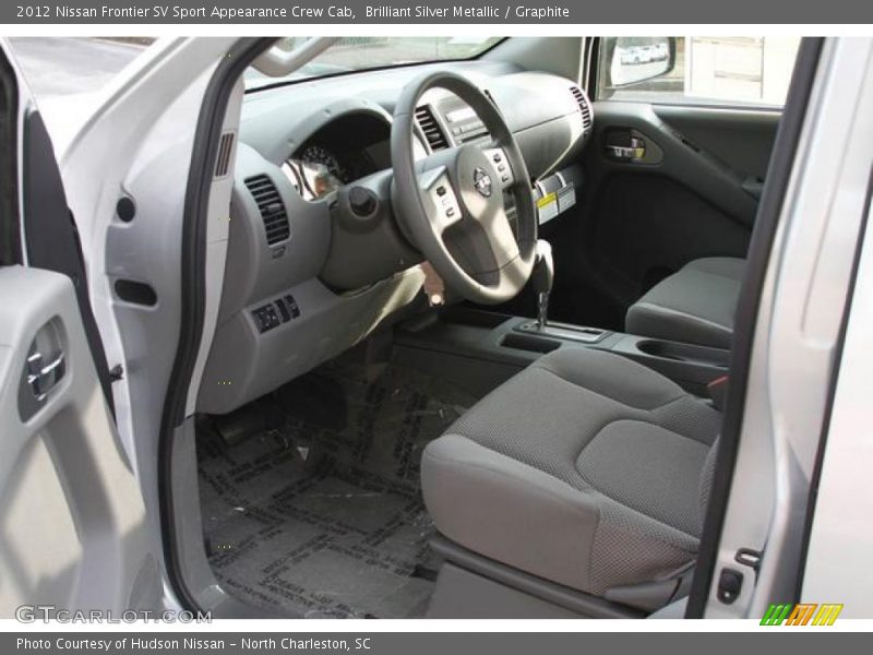 Brilliant Silver Metallic / Graphite 2012 Nissan Frontier SV Sport Appearance Crew Cab