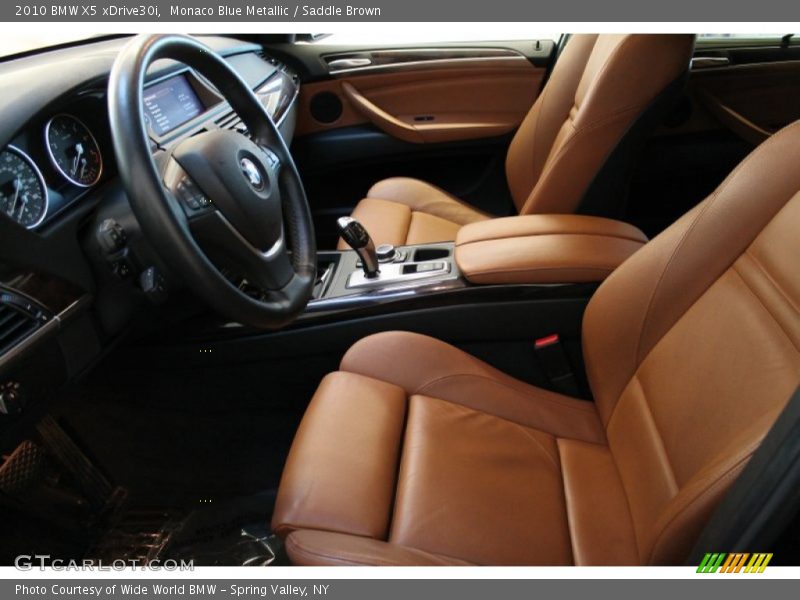 Monaco Blue Metallic / Saddle Brown 2010 BMW X5 xDrive30i