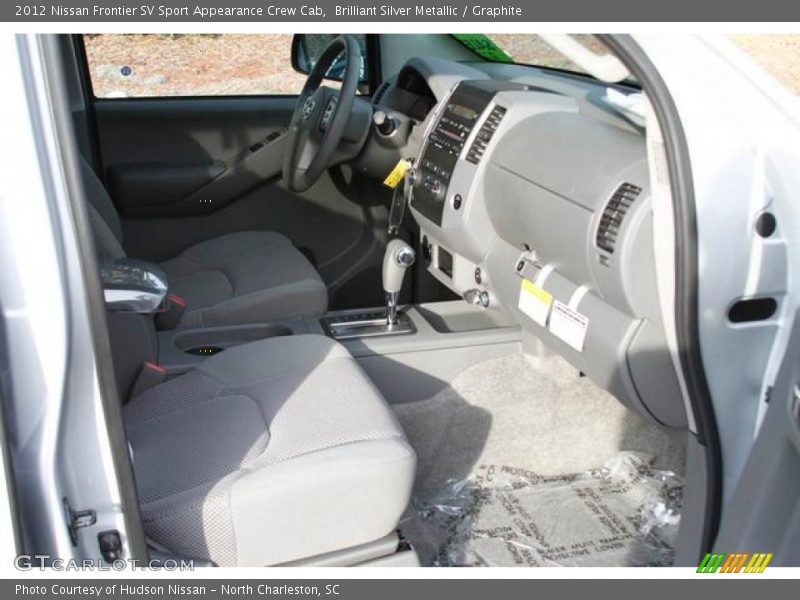 Brilliant Silver Metallic / Graphite 2012 Nissan Frontier SV Sport Appearance Crew Cab