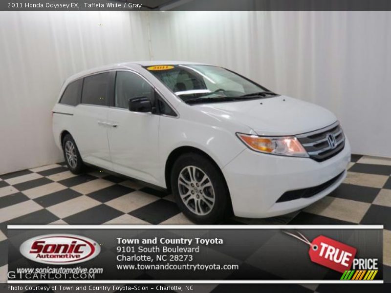 Taffeta White / Gray 2011 Honda Odyssey EX