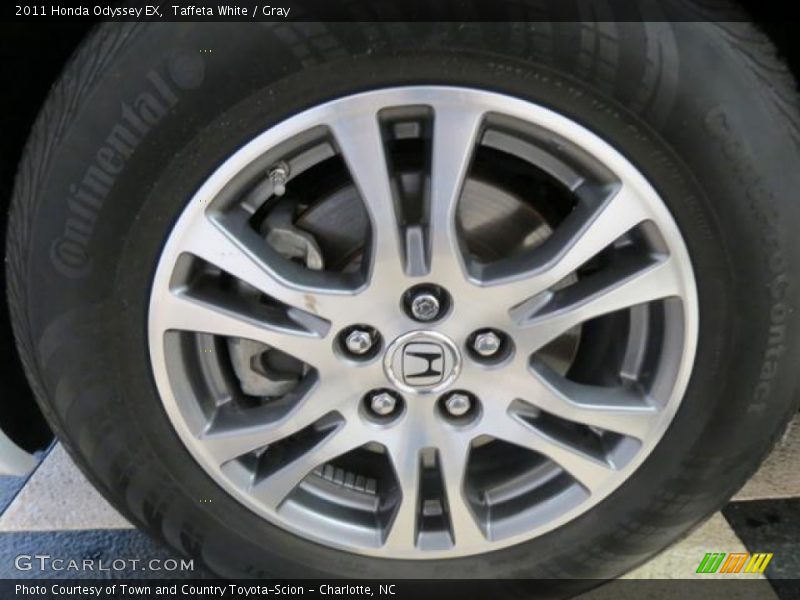 Taffeta White / Gray 2011 Honda Odyssey EX