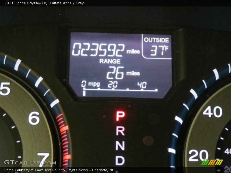 Taffeta White / Gray 2011 Honda Odyssey EX