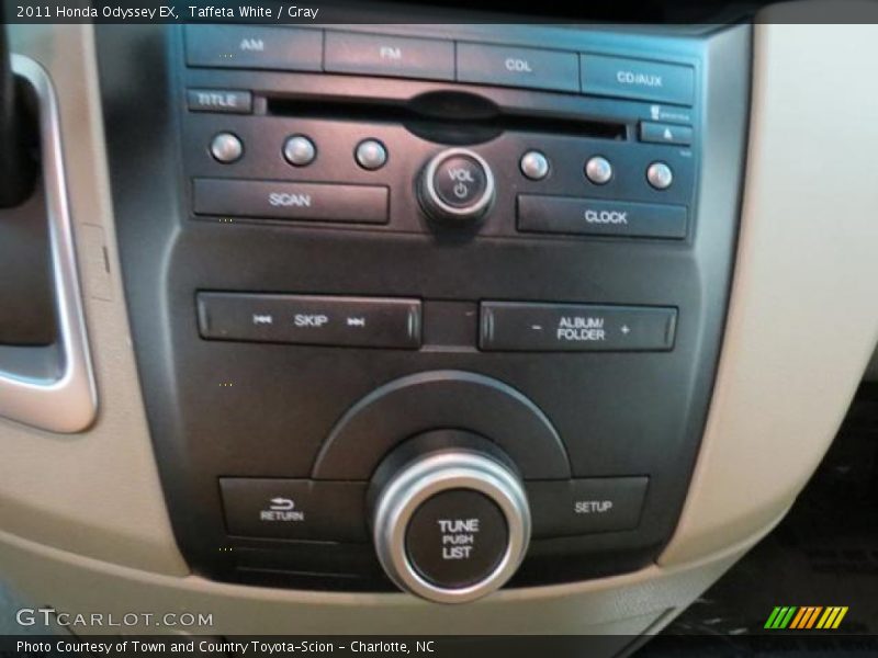 Taffeta White / Gray 2011 Honda Odyssey EX