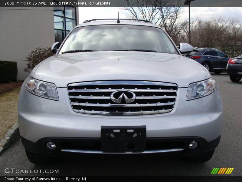 Liquid Platinum Metallic / Graphite 2008 Infiniti FX 35 AWD