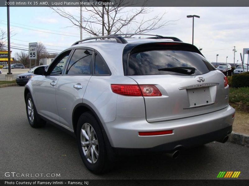 Liquid Platinum Metallic / Graphite 2008 Infiniti FX 35 AWD