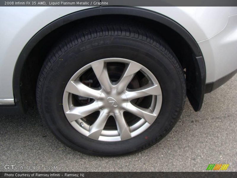 Liquid Platinum Metallic / Graphite 2008 Infiniti FX 35 AWD