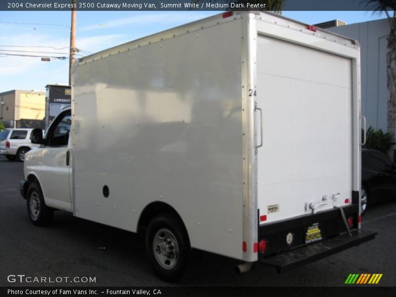 Summit White / Medium Dark Pewter 2004 Chevrolet Express 3500 Cutaway Moving Van