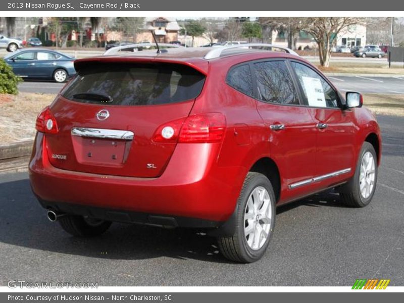 Cayenne Red / Black 2013 Nissan Rogue SL