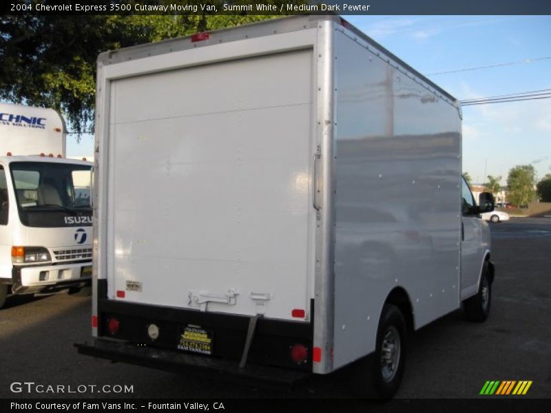 Summit White / Medium Dark Pewter 2004 Chevrolet Express 3500 Cutaway Moving Van