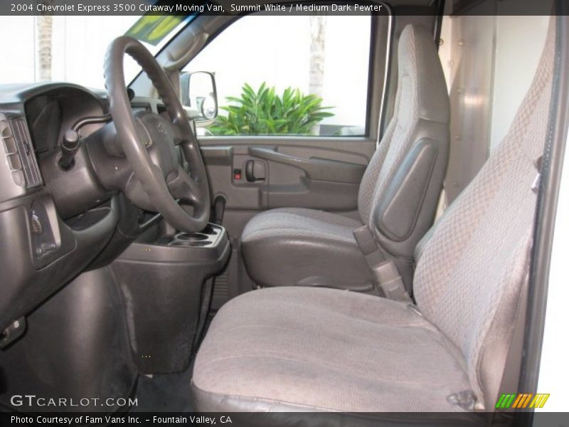 Summit White / Medium Dark Pewter 2004 Chevrolet Express 3500 Cutaway Moving Van