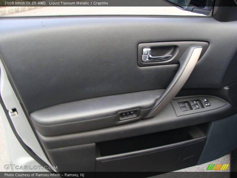 Liquid Platinum Metallic / Graphite 2008 Infiniti FX 35 AWD