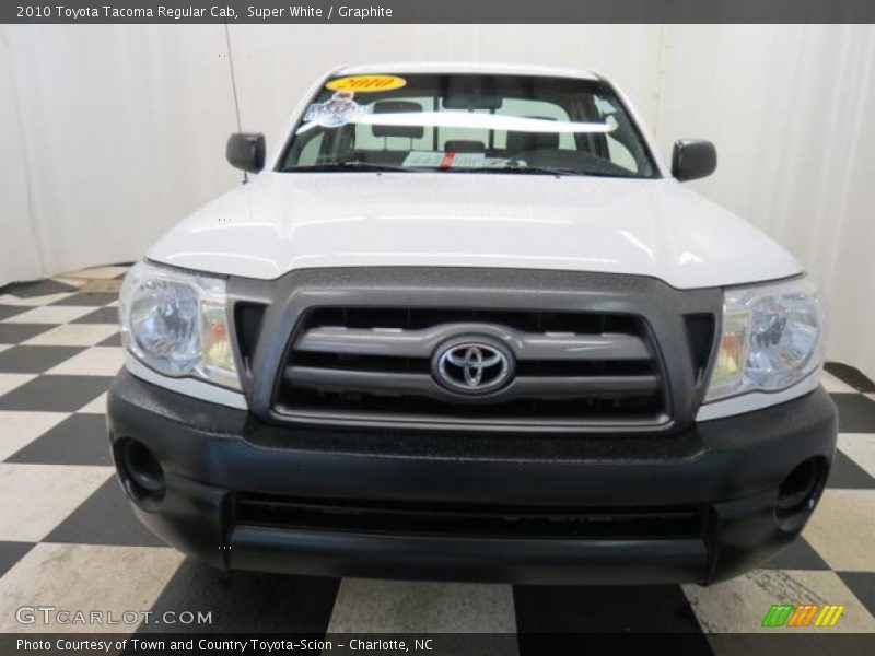 Super White / Graphite 2010 Toyota Tacoma Regular Cab