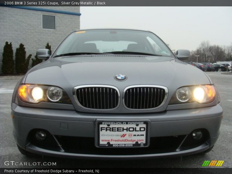 Silver Grey Metallic / Black 2006 BMW 3 Series 325i Coupe