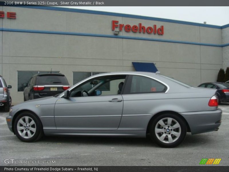 Silver Grey Metallic / Black 2006 BMW 3 Series 325i Coupe