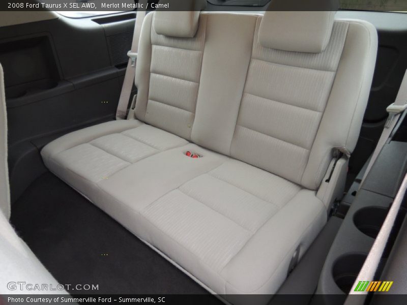 Merlot Metallic / Camel 2008 Ford Taurus X SEL AWD