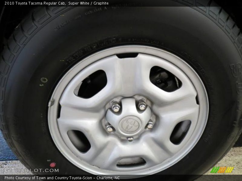 Super White / Graphite 2010 Toyota Tacoma Regular Cab
