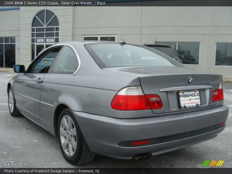 Silver Grey Metallic / Black 2006 BMW 3 Series 325i Coupe
