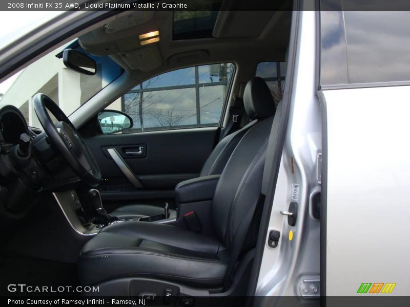 Liquid Platinum Metallic / Graphite 2008 Infiniti FX 35 AWD