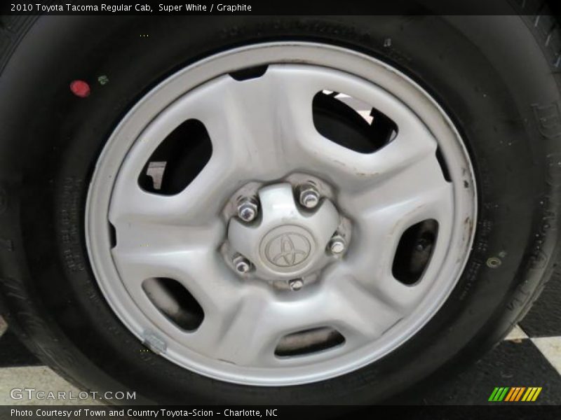 Super White / Graphite 2010 Toyota Tacoma Regular Cab