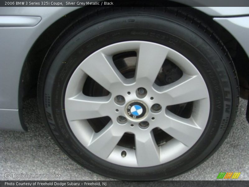 Silver Grey Metallic / Black 2006 BMW 3 Series 325i Coupe
