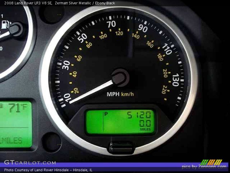 Zermatt Silver Metallic / Ebony Black 2008 Land Rover LR3 V8 SE