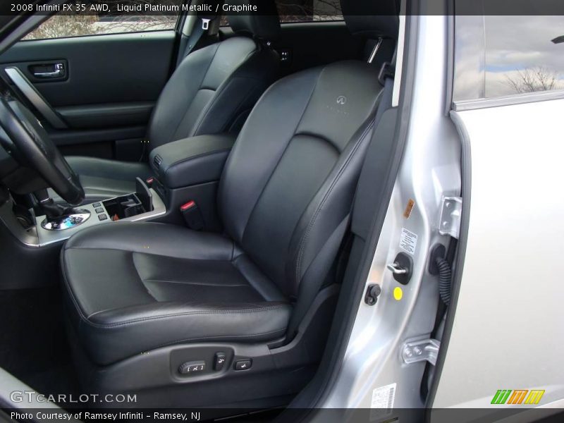 Liquid Platinum Metallic / Graphite 2008 Infiniti FX 35 AWD