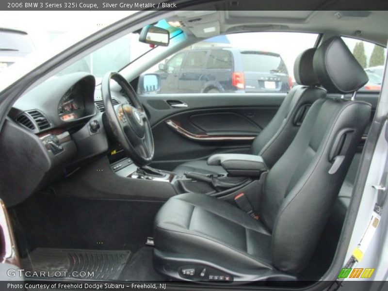 Silver Grey Metallic / Black 2006 BMW 3 Series 325i Coupe